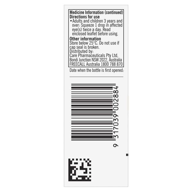 Zaditen Eye Drops 0.025% 5ml