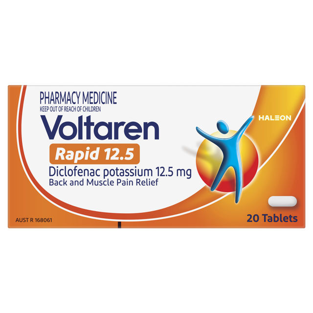 Voltaren Rapid 12.5, Pain Relief Tablets