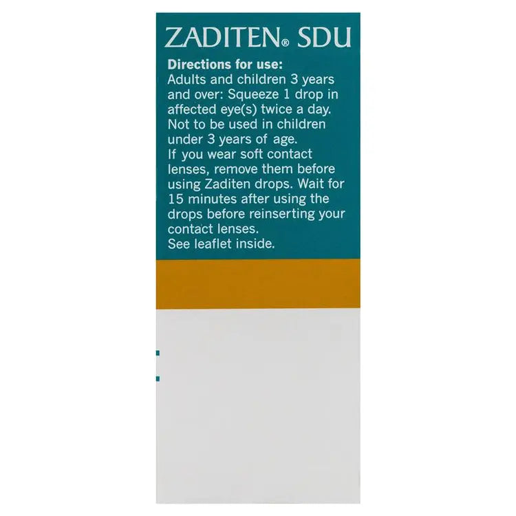Zaditen Sterile Eye Drops 20 x 0.4mL