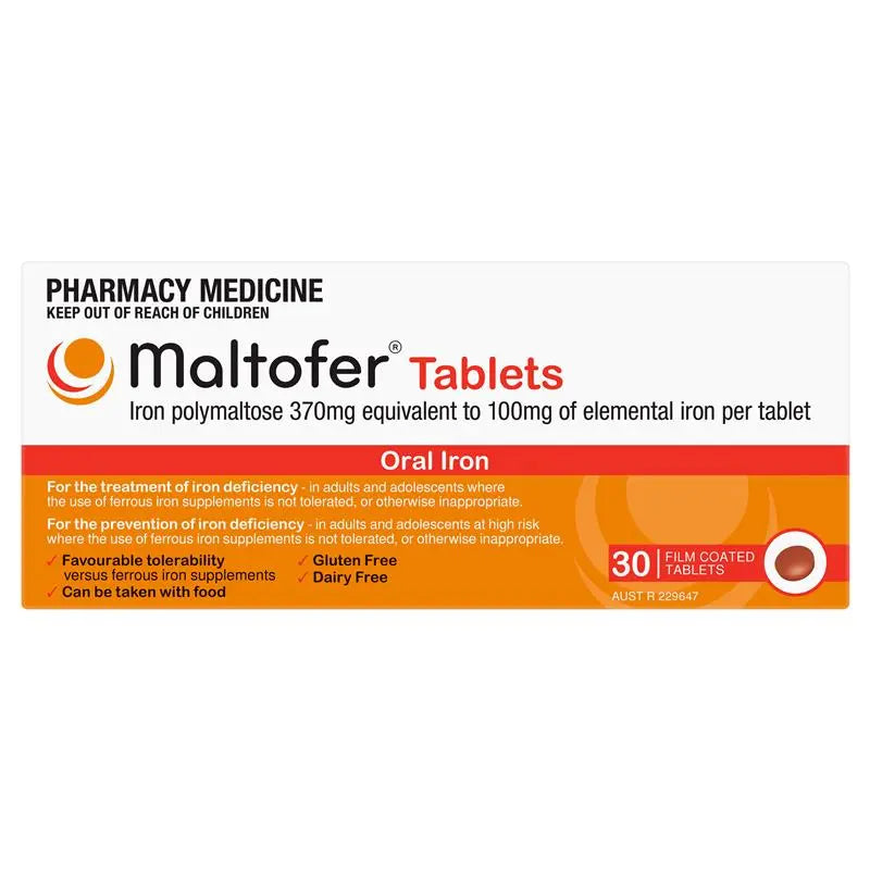 Maltofer Iron Supplement Tablets 100 mg