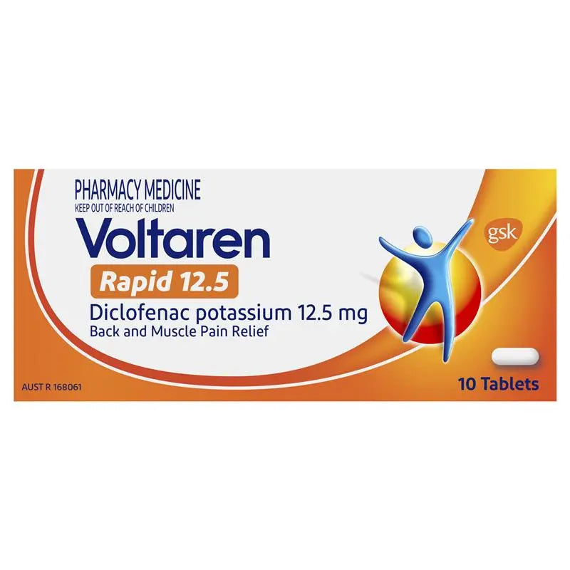 Voltaren Rapid 12.5, Pain Relief Tablets