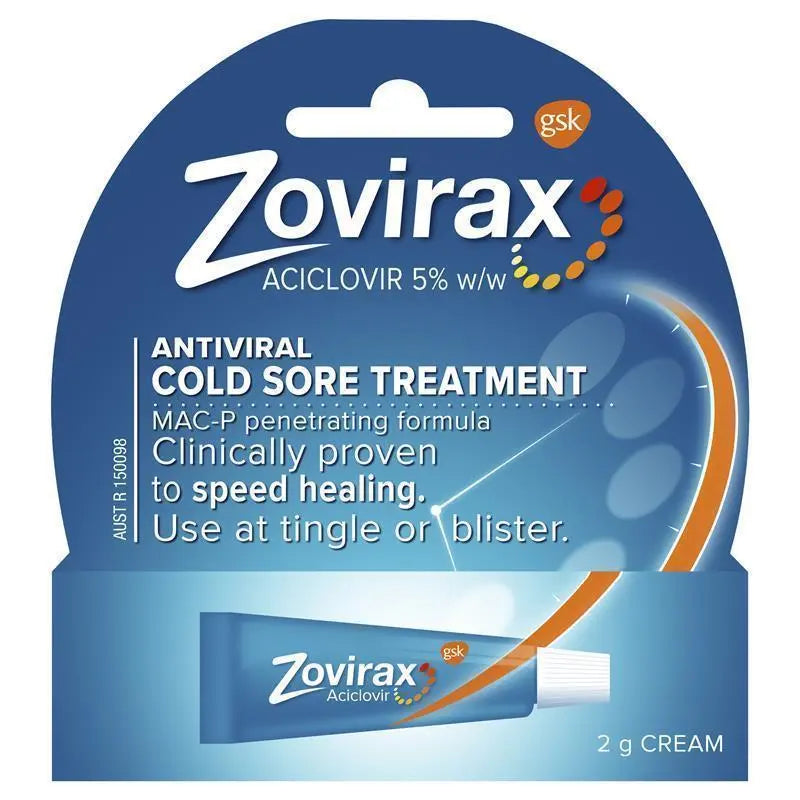 Zovirax Cold Sore Cream 5% 2g